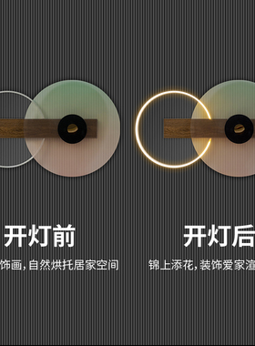 现代简约客厅装饰画雕刻亚克力壁C画北欧抽象立体卧室挂画创意灯