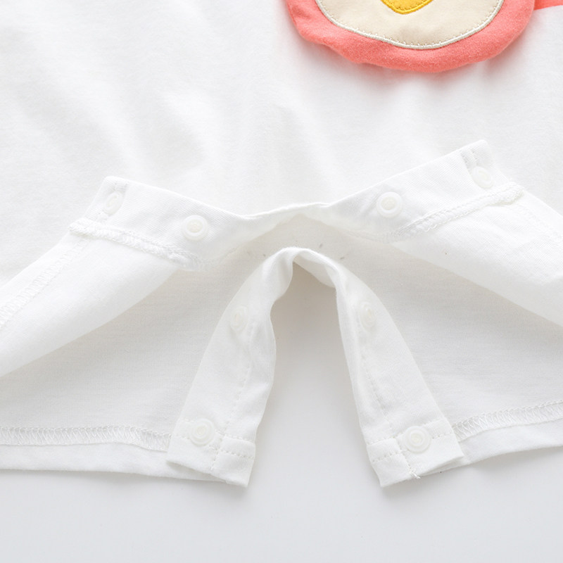 新生婴儿衣服夏季女宝宝可爱爬服 善婴坊连身衣/爬服/哈衣