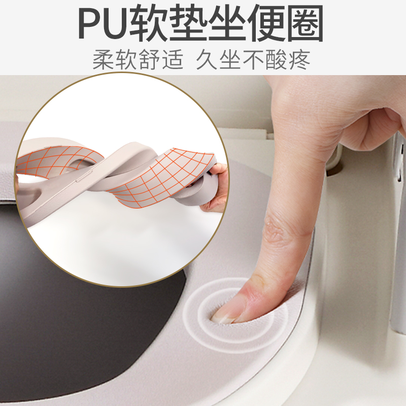 家用老人孕妇可移动成人防臭坐便器 奔麦痰盂