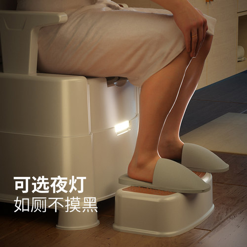 可移动马桶老人坐便器家用便携式老年人成人孕妇坐便椅室内座便器 - 图2