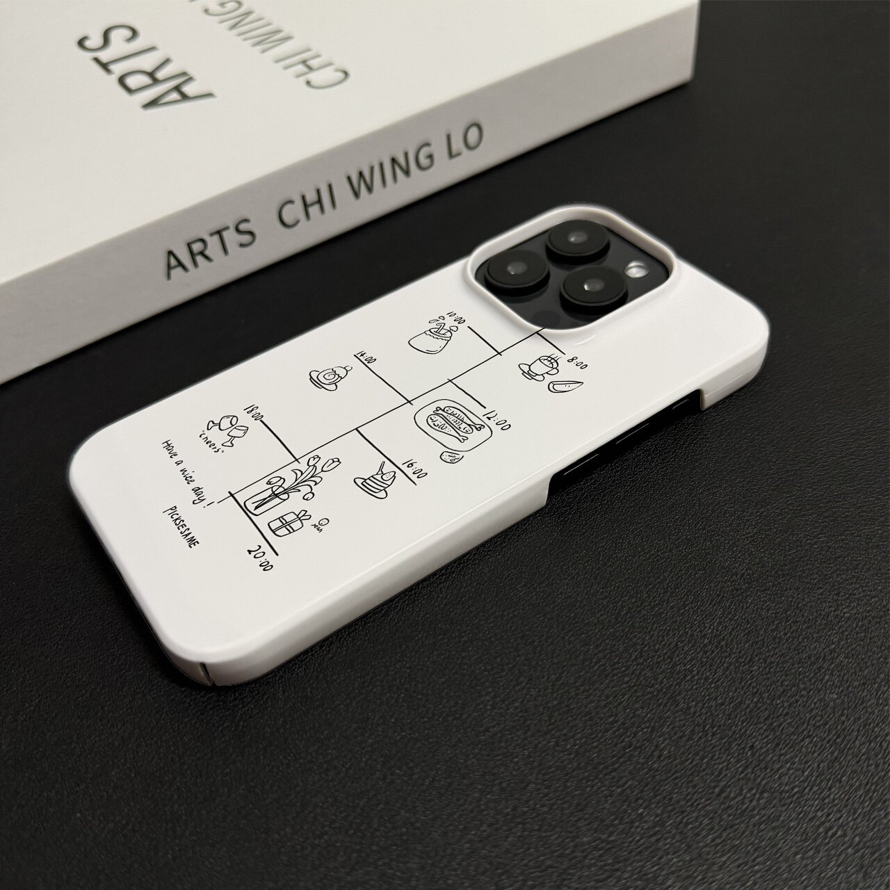 ins时间规划适用iPhone17promax手机壳华为mate80苹果16新款小米15红米k80硬壳OPPOReno15爆款卡通菲林软壳