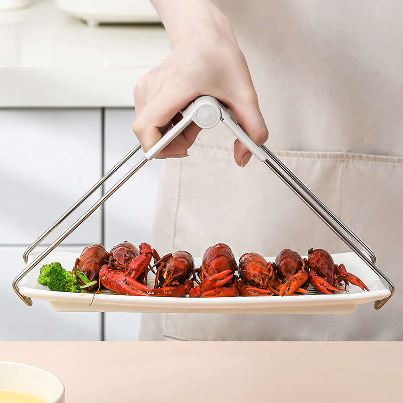 日本防烫夹子厨房防滑夹盘子神器取碗提盘砂锅夹不锈钢夹碗器套装,淘宝优惠券,粉丝福利购,淘宝优惠卷