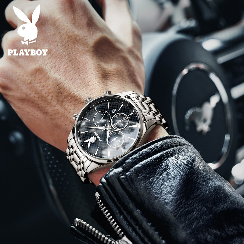 旗舰正品十大花花公子男士名牌男表 eroclam佐罗世家国产腕表