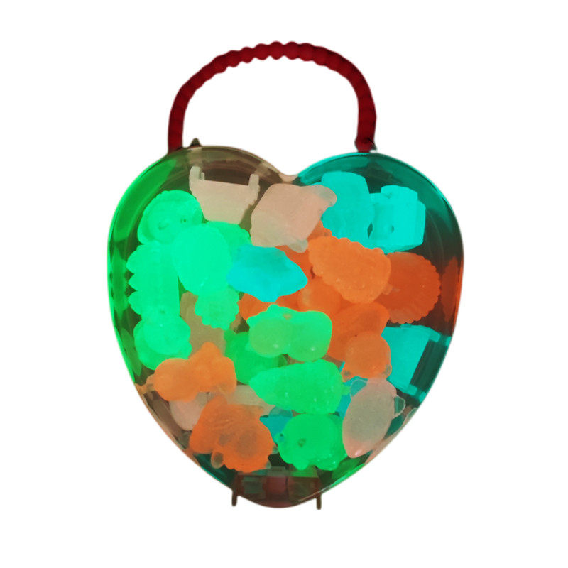 七彩夜光宝石荧光仿真钻石超亮发光夜明珠鱼缸月光儿童装饰摆件儿,淘宝优惠券,粉丝福利购,淘宝优惠卷