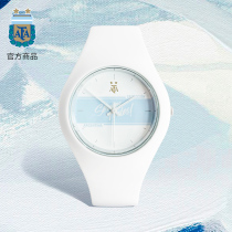 Official merchandise for Argentinas national team -- Silicone Sports Watch New Fashion Casual Wrist Watch Messi fans present