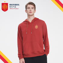 Official merchandise for the Spanish national team -- Lieven cap sweatshirt casual loose red color cap hair ring fan jacket