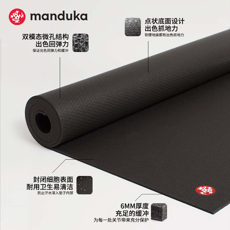 Manduka 24限定新色PRO传奇系列青蛙瑜伽垫家用加厚专业防滑耐磨 - 图2