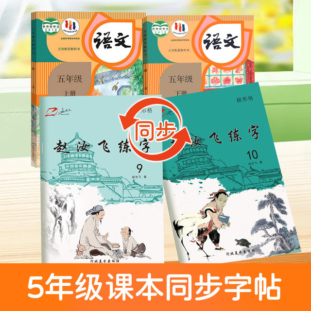 Zhao Rufei Primary School’s synchronized copybooks for fifth graders