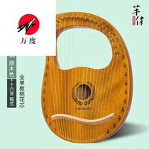 Small harpsichords 19 strings Leachen 16 Strings with small crowdMusical instruments portable Leichenri Rachen simple and easy to learn