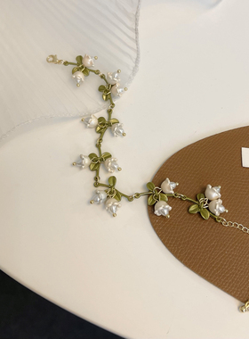 森系小清新花环手链甜美仙气淑女