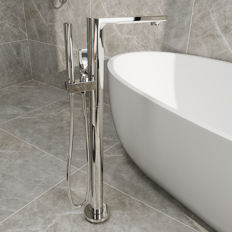 【全国补15%】TOTO浴缸龙头DM334CF/359落地独立式浴缸单柄带手持 - 图1