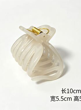 莫兰迪色抓夹纯色鲨鱼夹