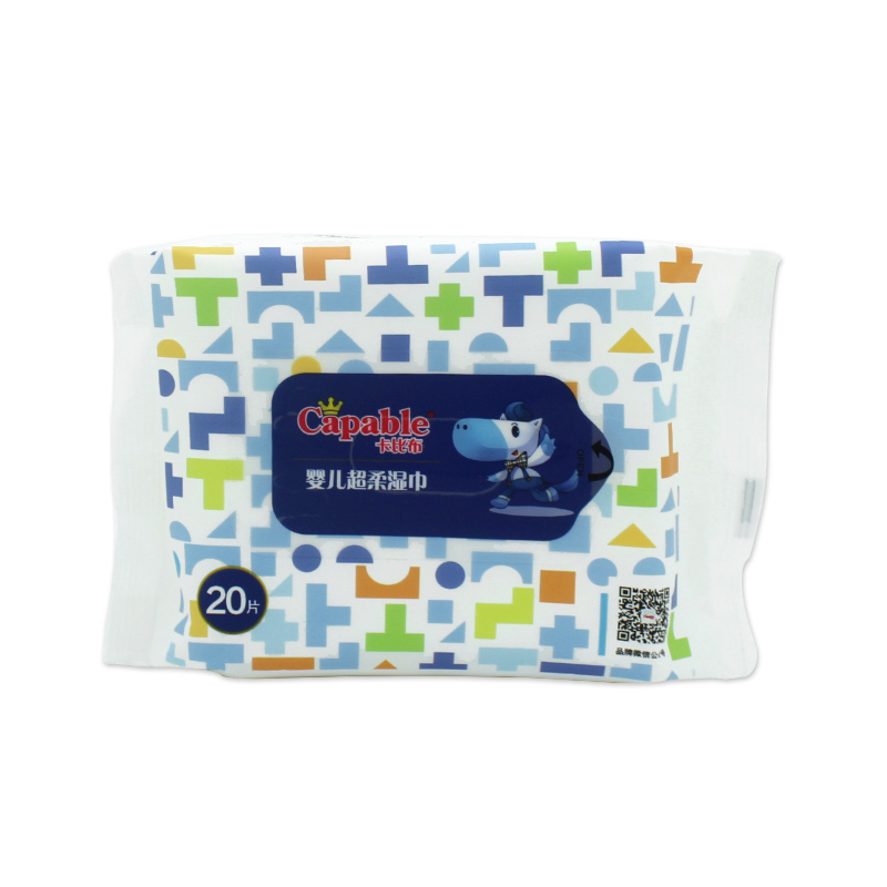 卡比布便携包湿纸巾家用婴儿湿巾20抽小包手口专用 - 图3