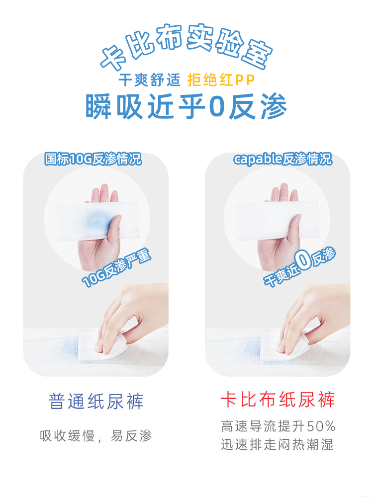 签到！卡比布玲珑国潮S/M/L纸尿裤试用装4片
