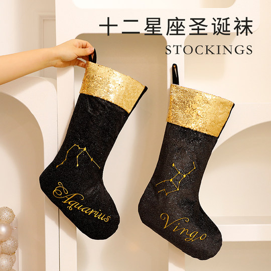 Bas de Noël Décorations de Noël Pendentifs scène