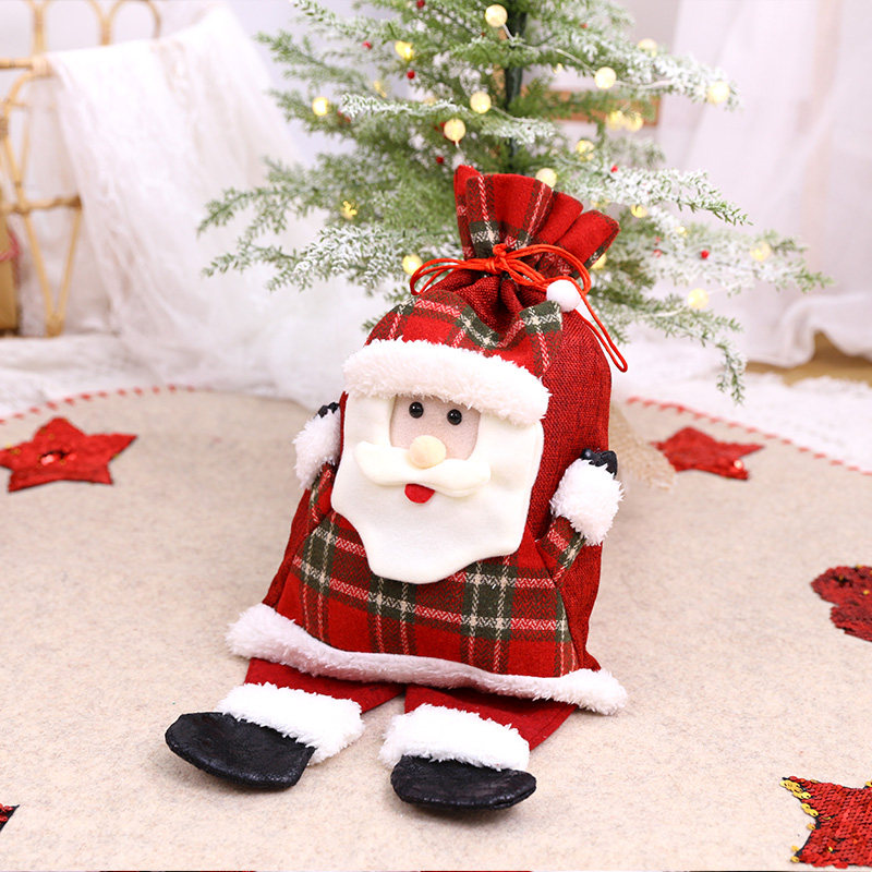 圣诞装饰品礼物礼盒手提袋创意品圣诞老人麋鹿苹果袋儿童礼物摆件,淘宝优惠券,粉丝福利购,淘宝优惠卷