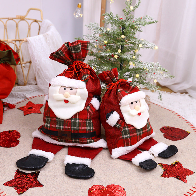 圣诞装饰品礼物礼盒手提袋创意品圣诞老人麋鹿苹果袋儿童礼物摆件,淘宝优惠券,粉丝福利购,淘宝优惠卷