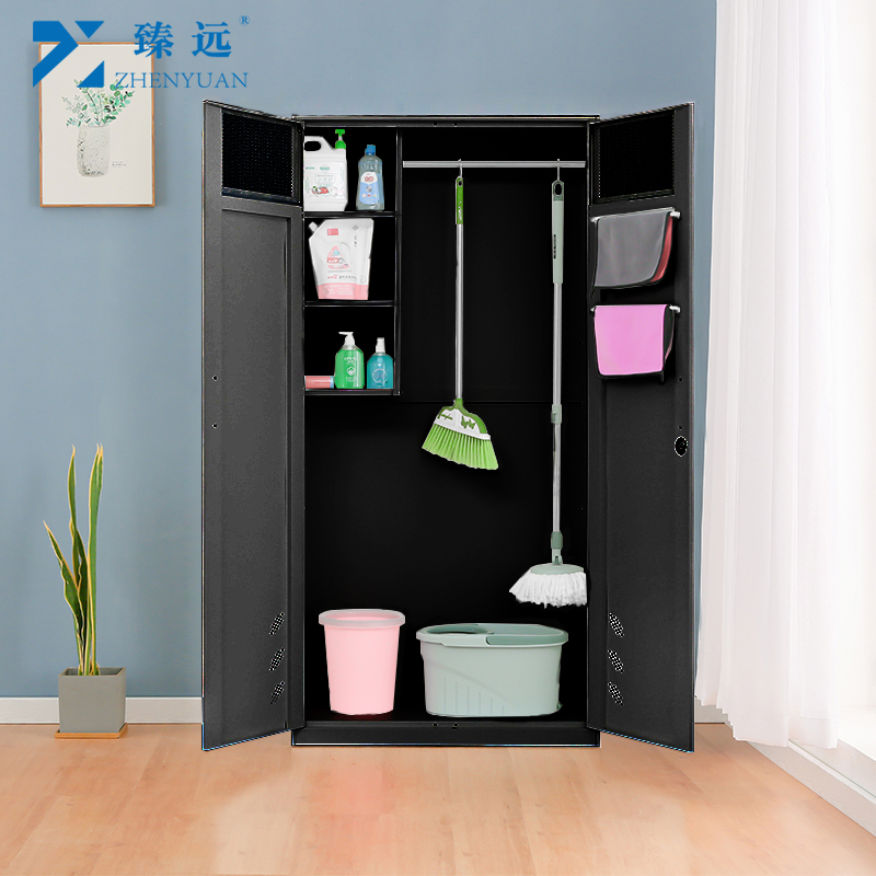 臻远清洁柜保洁柜卫生柜钢制拖把扫帚储存柜不锈钢清洁工具收纳柜,淘宝优惠券,粉丝福利购,淘宝优惠卷