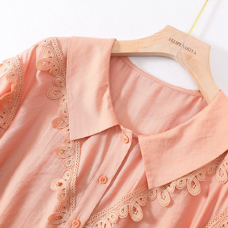 白色短袖2020夏季新款欧货洋气衬衫 felipevarela衬衫