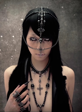 异珠系列多层拼接项链