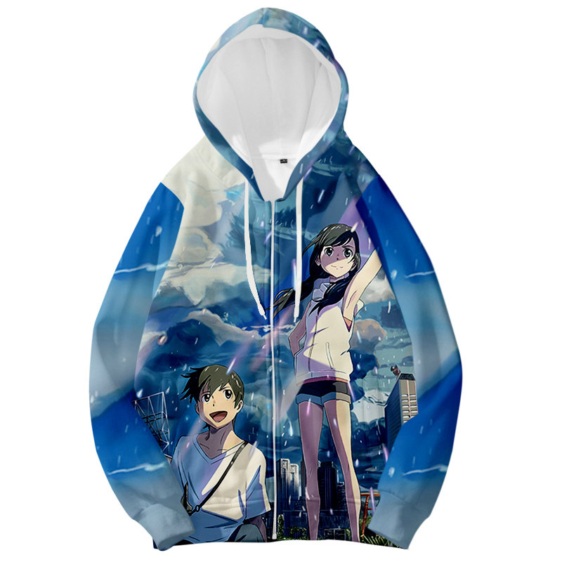 天气之子动漫新海诚周边男女卫衣 町沿卫衣/绒衫