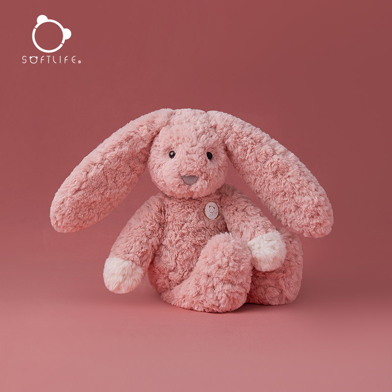 softlife毛绒玩具小兔子女孩公仔 softlife毛绒布艺类玩具