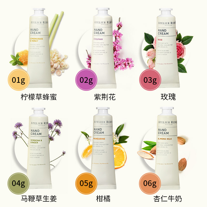 AtelierRebul海外旗舰店Atelier Rebul土耳其香水试香小样12*2ml 香氛滋润手霜30ml套装2