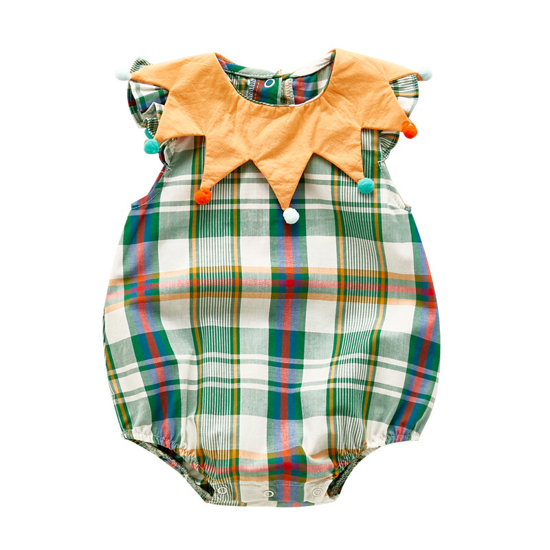新生婴儿衣服夏季 芙麦连身衣/爬服/哈衣