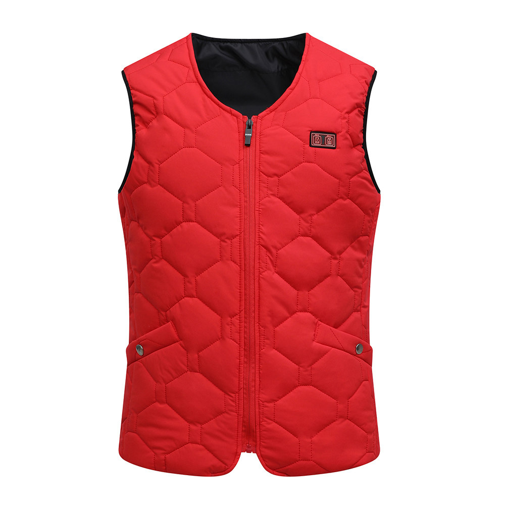 智能电热马甲女款充电自发热背心男冬季中老年智能加热羽绒棉马夹,淘宝优惠券,粉丝福利购,淘宝优惠卷