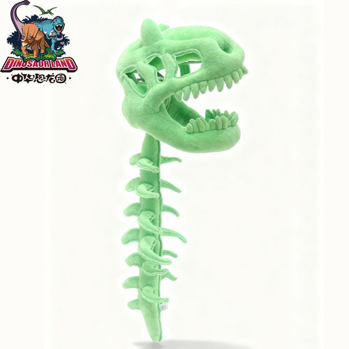 中华恐龙园官方正品恐龙骨架儿童成人潮流装扮服饰面具头套毛绒 - 图2