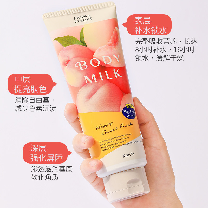 日本嘉娜宝肌美精身体乳保湿润肤乳 wandao海外身体乳/霜