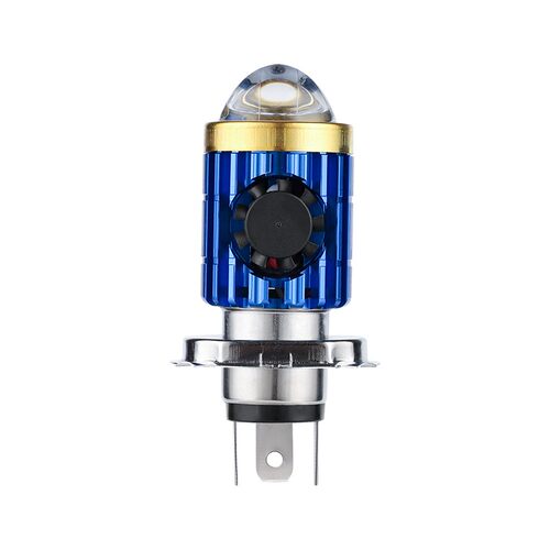 专用LED摩托车灯泡HS1三爪三插白光超亮前大灯星耀光远近一体H4 - 图3