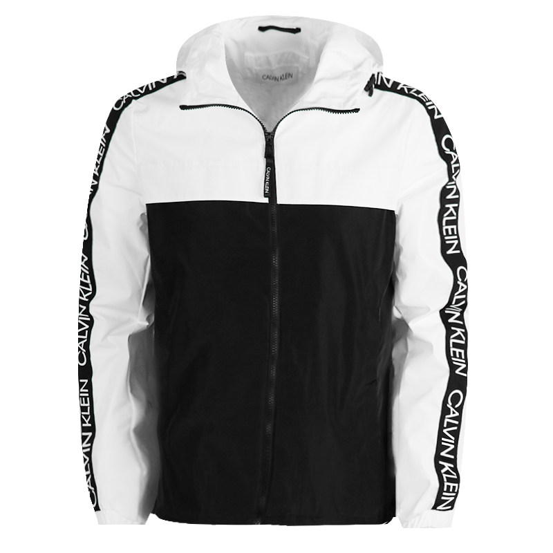 calvin klein/ ck男连帽拉链雨夹克 EKL海外夹克