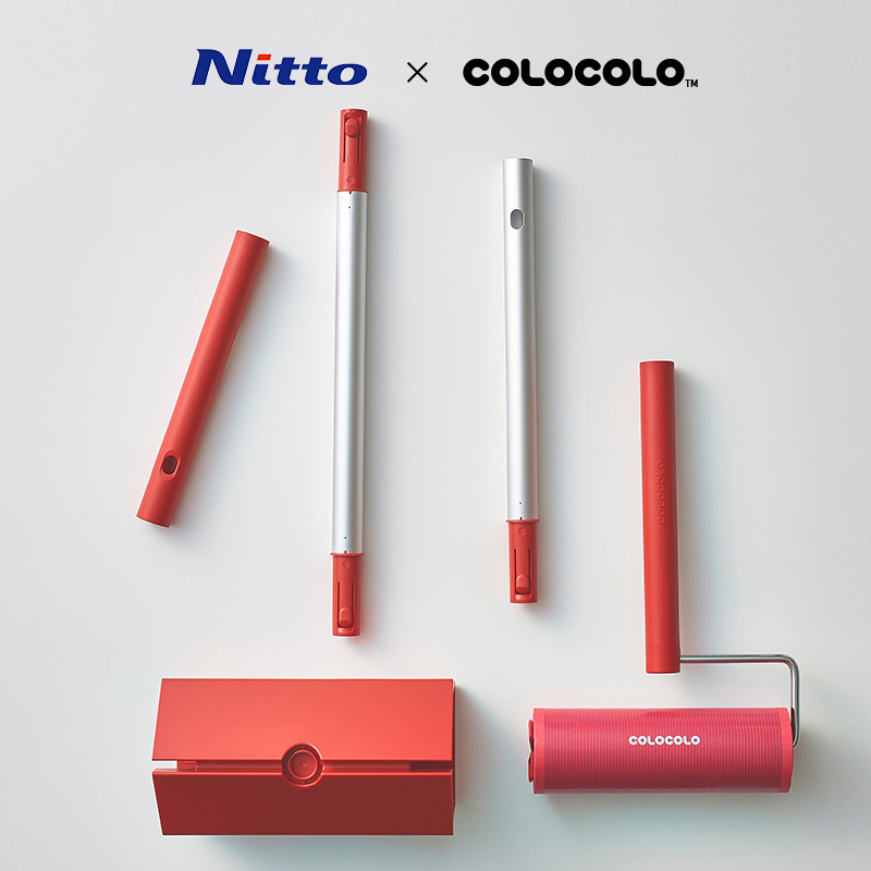 Nitto COLOCOLO科粘乐沾毛神器多彩地板除毛粘衣服滚筒粘毛器撕纸 - 图2