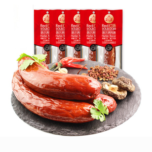 【东北特产】哈尔滨纯肉红肠90g*2