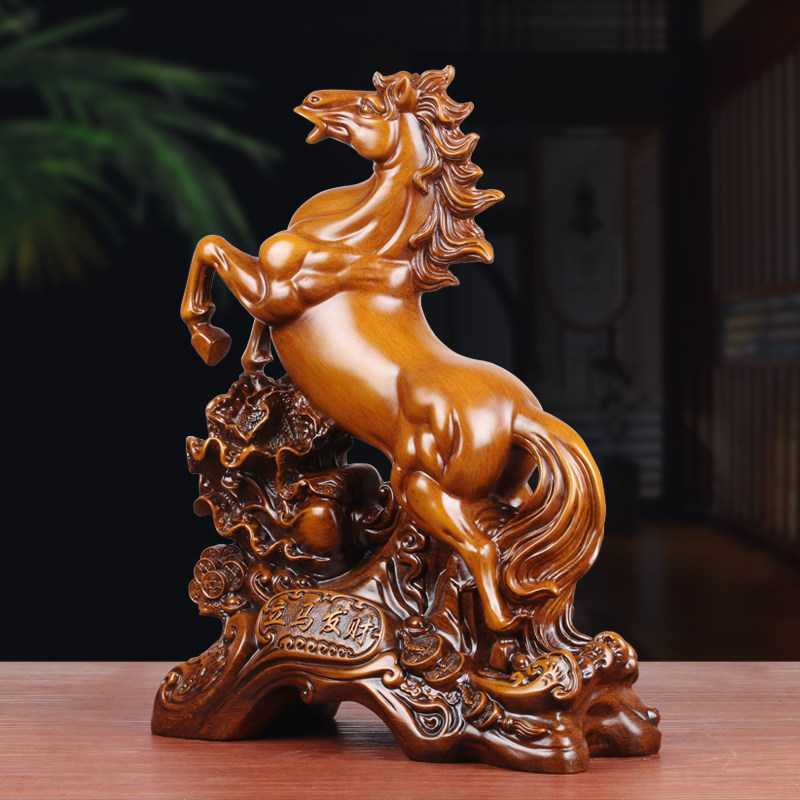 立马发财马摆件客厅酒柜电视柜八骏雄风装饰品办公室桌面开业礼品,淘宝优惠券,粉丝福利购,淘宝优惠卷