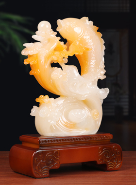 年年有鱼摆件锦鲤鱼客厅乔迁礼品