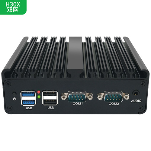倍控N100双网N150工控机2.5G 双串口6USB嵌入式小主机软路由控制器Linux centos维盟 pfsense 迷你电脑J6412 - 图0