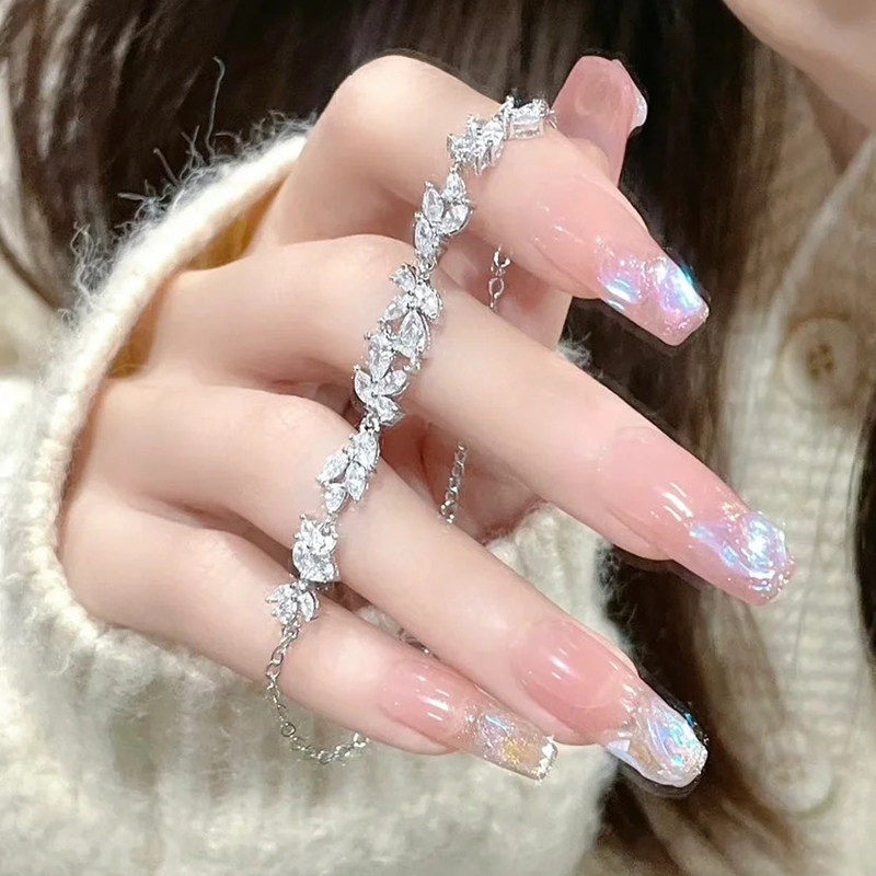 「紫藤花」s999纯银手链女轻奢小众精致高级感送女友闺蜜生日礼物