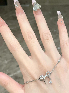 送闺蜜女友~蝶梦手链纯银小众