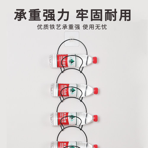 挂帽子收纳神器衣帽挂钩免打孔衣柜门后挂包包鸭舌帽家用置物架子 - 图3