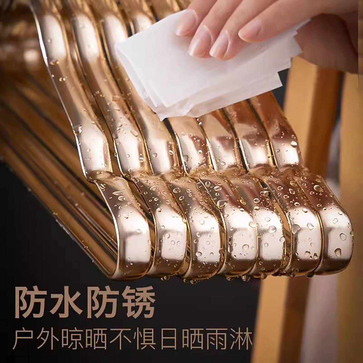 太空铝合金衣架家用挂衣无痕加厚加粗不锈钢衣挂高轻奢衣服撑子,淘宝优惠券,粉丝福利购,淘宝优惠卷