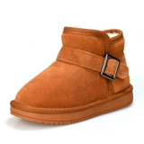 Зимние детские туфли для мальчиков, короткие сапоги, утепленные нескользящие ботинки, коллекция 2022, подходит для подростков