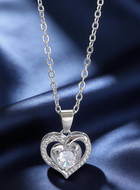 欧美跨境海洋之心情人节铜镶锆桃