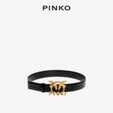 Pinko Belt 3cm Женская кожаная цепочка кожа кожа кожа Bird Single Circle Wallow Belt Официальный флагманский магазин Официальный веб -сайт Официальный сайт