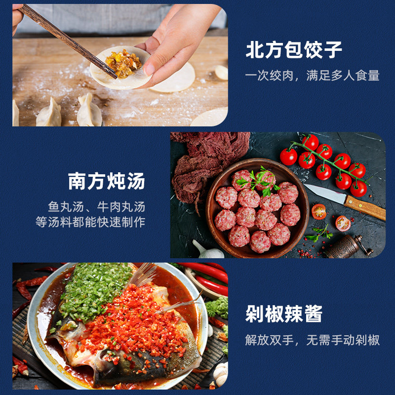 家用电动小型打肉馅搅拌料理绞肉机 蓝度电器绞肉/碎肉/绞菜机