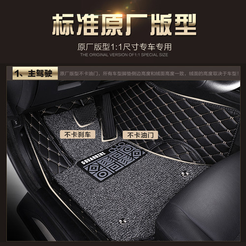 89-98年LC80/02-07年老款LC100/陆巡4700/4500汽车脚垫 防水 - 图2