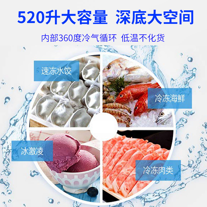 澳柯玛商用雪糕冷冻柜速冻展示柜 澳柯玛商用上信展示柜