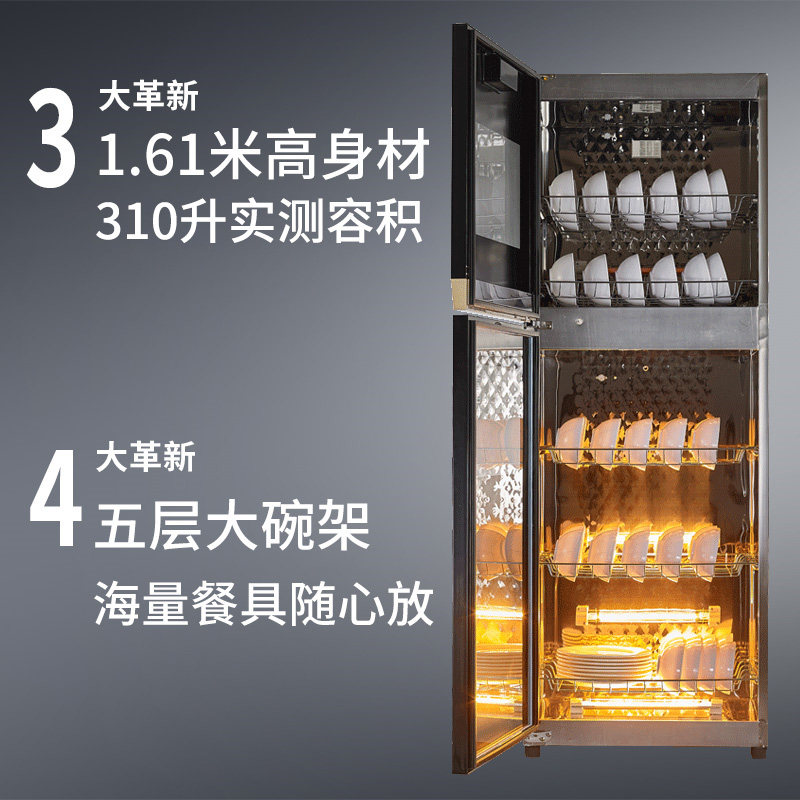 澳柯玛家用小型碗柜立式厨房消毒柜 澳柯玛商用上信消毒柜
