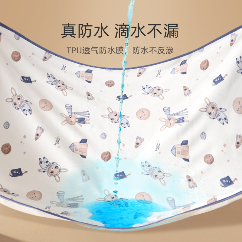 隔尿垫婴儿防水可洗纯棉透气 莱茵森母婴隔尿床垫